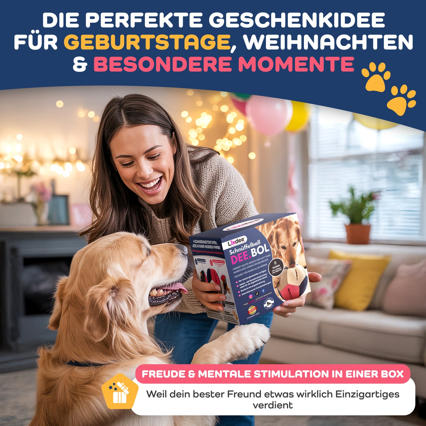 Lixdee® Schnüffelball DEE.BOL